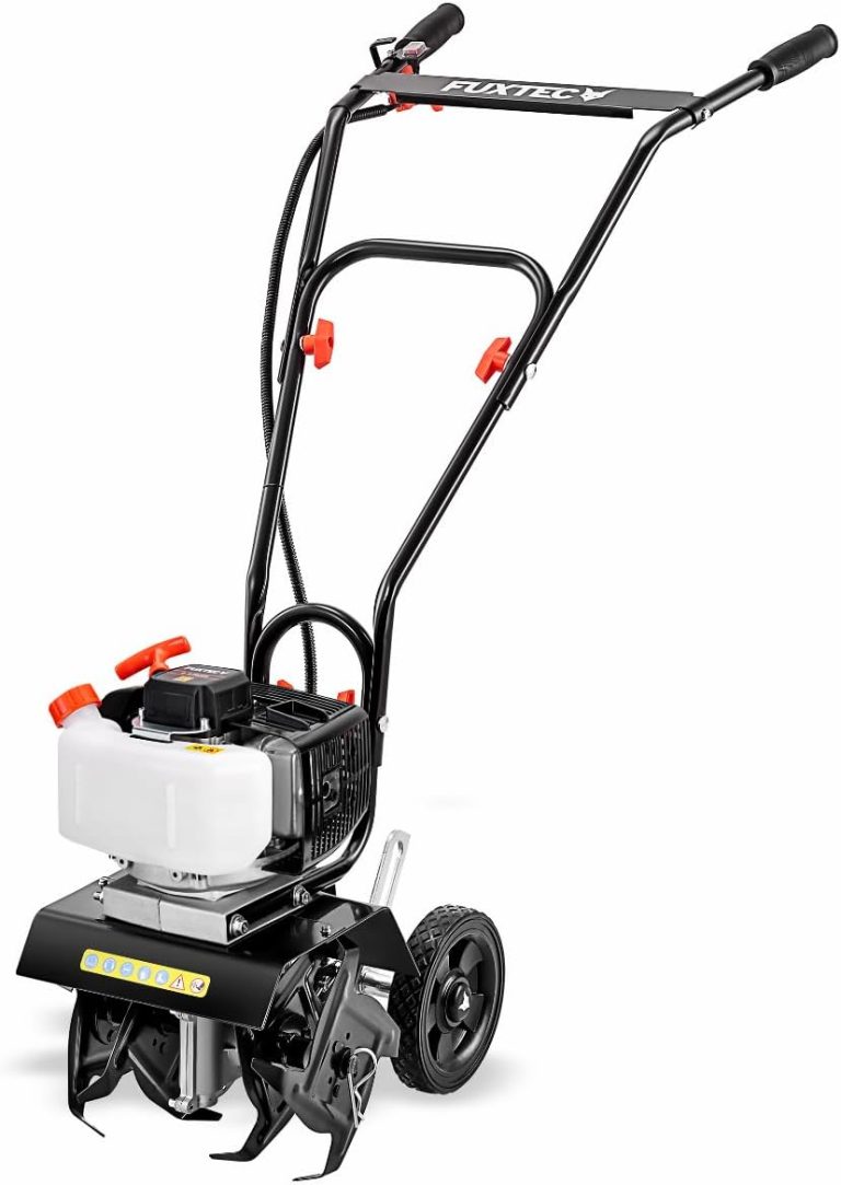 FUXTEC Motobineuse Thermique FX-AF152, Moteur 2 Temps 51,6 cm³, Largeur 23 cm