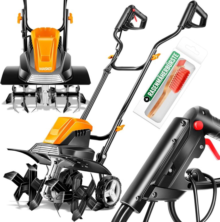 MASKO Motobineuse électrique 1500 Watts, 45 cm de Largeur de Travail, 20 cm de Profondeur
