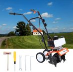 Notre test de la motobineuse Samger Samger Mini motoculteur moteur de cultivateur 52cc 2
